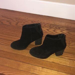 Urban outfitters black suede booties